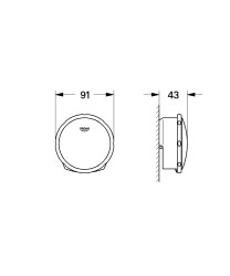 Grohe Talentofill Talentofill küvet tropleni - 19952A00 - 2