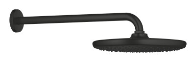 Grohe Tempesta 250 Tepe duşu seti 380 mm, tek akışlı Mat Siyah - 266682430 - 1