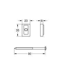 Grohe Tempesta Aralayıcı - 48543001 - 2
