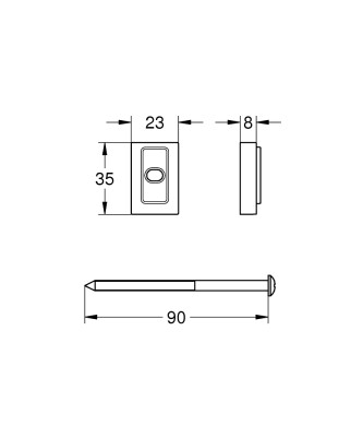Grohe Tempesta Aralayıcı - 48543001 - 2
