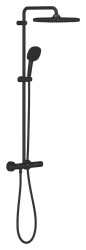 Grohe Tempesta Cube Duş Sistemi Termostatik Duş Bataryalı Mat Siyah - 266892431 - Grohe