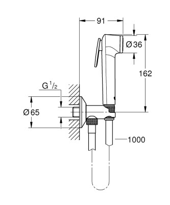 Grohe Tempesta-F Taharet Spreyi - 26358000 - 2