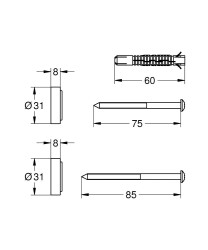 Grohe Tempesta Kompanse diski - 26496000 - 2