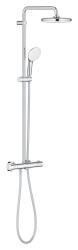 Grohe Tempesta System 210 Duvara monte termostatik bataryalı duş sistemi - 26811001 - Grohe