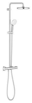 Grohe Tempesta System 210 Duvara monte termostatik bataryalı duş sistemi - 26811001 - 1