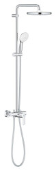 Grohe Tempesta System 250 Duvara monte tek kumandalı bataryalı duş sistemi - 26673001 - 1