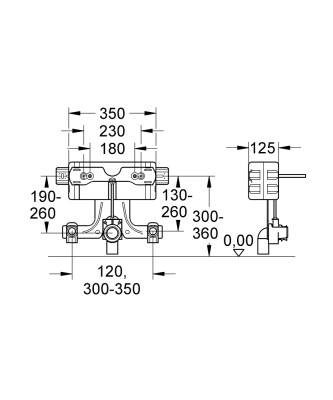 Grohe Uniset EPS modulü için gömme rezervuar - 37578001 - 2