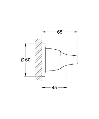 Grohe Veris El Duşu Askısı - 27188000 - 2
