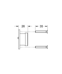 Grohe Verıs Lav Bat Uzatması - 46627000 - 2
