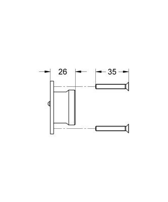 Grohe Verıs Lav Bat Uzatması - 46627000 - 2