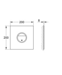Grohe Veris Light Kumanda paneli - 38915KS0 - 2