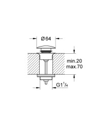 Grohe Waste Set - 65807DL0 - 2