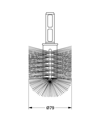 Grohe Yedek fırça başı - 40207000 - 2