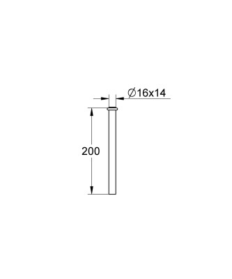 Grohe Yıkama borusu uzatması - 37042000 - 2
