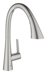 Grohe Zedra Döner Borulu Eviye Bataryası, Paslanmaz Çelik - 32294DC2 - Grohe