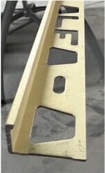 Kar Aluminyum Kose Cıtası Eloksal 12,5*2700 Mm Sarı - 1