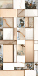 Seranit 30x60 Marble Modern Bej/Beyaz Dekor Parlak 1.Kalite - 1