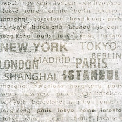 Seranit 60x60 Worn Wood City Beyaz DEKOR Mat 1.Kalite - 1