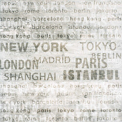 Seranit 60x60 Worn Wood City Beyaz DEKOR Mat C.Kalite - Seranit