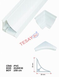 Tesay Kuvet Kenarı Profılı 250Cm 1Ad.İç Dönüş+2 Ad - Tesay