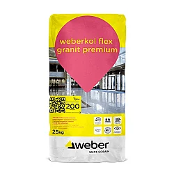 Weber Kol Flex Granit Premium Gri 25 kg - Weber