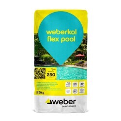 Weber Kol Flex Pool Beyaz Yapıştırıcı 25kg C2TE - Weber
